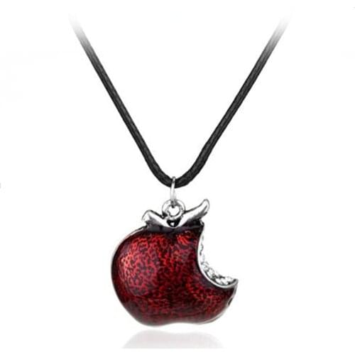 Dongsheng Fashion Movie Jewelry Once Upon a Time Regina Mills Apple Pendant Necklaces For Women Girls Friends Gift