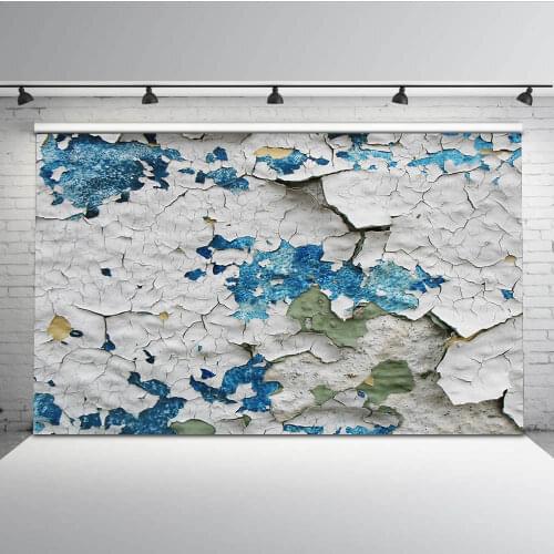 Mehofoto Graffiti Brick Wall Backdrop for Photography Vintage Wall Background for Photo Studio Computer Printed L-660