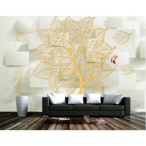 Custom 3d photo wall paper Tree box 3d wallpaper TV background wallpaper the living room sofa backdrop mural