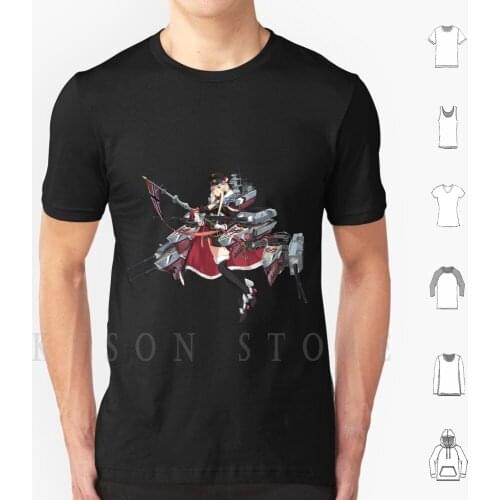 Bismark T Shirt Print For Men Cotton New Cool Tee Azur Lane Ship Anime Waifu