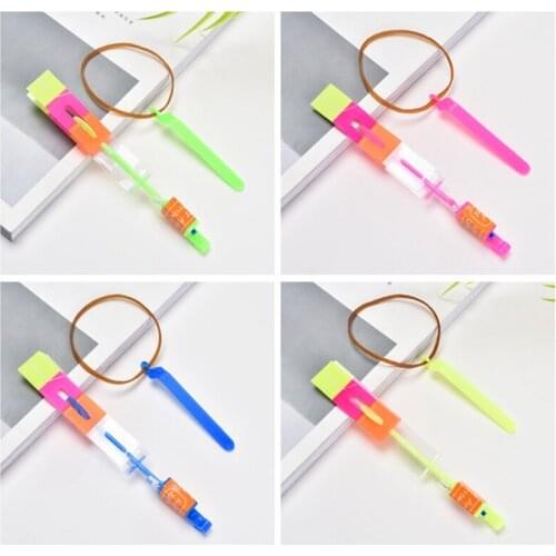LED Light-up Toys For Children LED Flying Toys Flying Arrow Helicopter LED Light Slingshot Arrow Helicopter Gift Toys