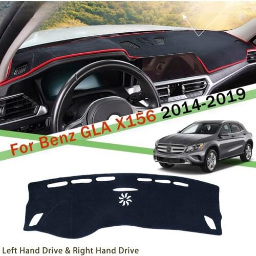 Anti-Slip Mat For Mercedes Benz GLA X156 2014-2019 Dashboard Cover Sunshade Dashmat Accessories GLA180 GLA200 GLA220 GLA250 AMG