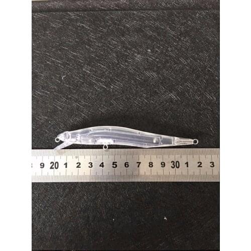 1pcs Unpainted Blank lure Minnow Fishing Lure Body 4 1/2 Inch 1/3 OZ JS#246