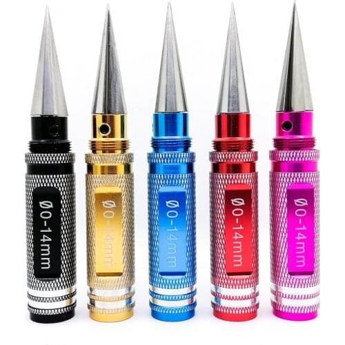 0-14mm scale reaming reamer punching reamer tool reaming hole steel hole RC fitting RC car shell high steel titanium plating