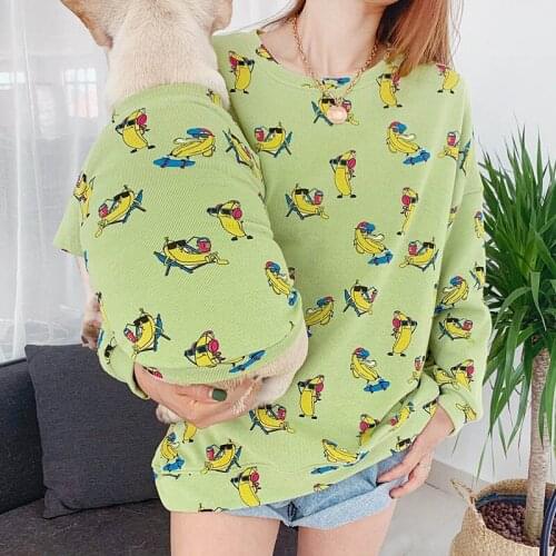 Pet Matching Clothes for Small Dogs Shirt Autumn Pets Dogs Clothing Bulldog Pet Family Clothing for Dogs Chihuahua Ropa Perro