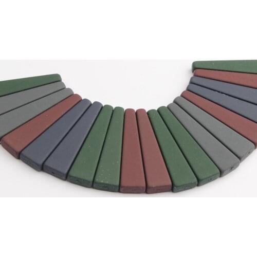 Resin triangle geometric Charms pendant 10pcs/lot 12*45mm For DIY handmade jewelry earrings necklace material