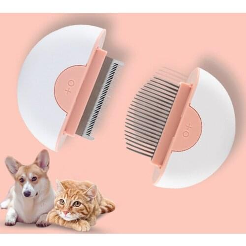 Cat Comb Dog Massage Combs Stainless Steel Dual-purpose Hair Shedding Brush Floating Hair Remover Comb Pet Cleaning Supplies