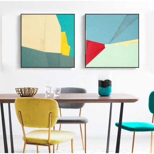 Morandi Nordic Posters Minimalist Building Still Life Wall Art Canvas Print Modern Home Decor Pictures for Office Room Decor