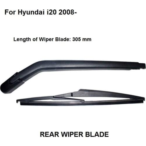 Rear Windshield Wiper arm + Blade 305mm For HYUNDAI i20 2008-2013 New