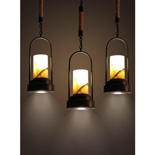 LED Pendant Light Industrial Suspension Retro Candlestick Edison Pendant Lamp For Bar Kitchen Dinning Room Home Decor Light G158