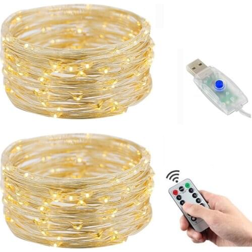 Yijinsky LED String Lights With Transparent Wire