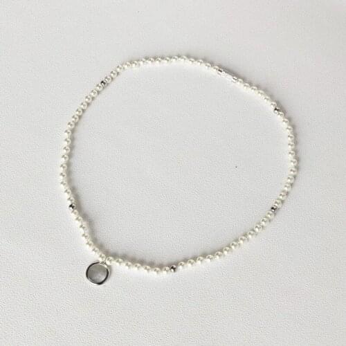 Pearl mother Shell Necklace womens design weaving sense Necklace