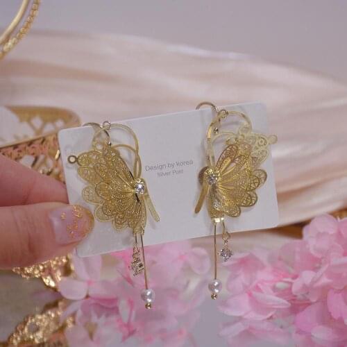 Hyperbole Flower Earrings Women Acrylic Big White Orange Green Flower Holiday Earrings