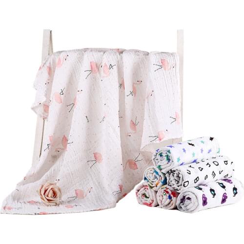 1Pcs Cotton Baby Blankets Newborn Soft Organic Cotton Baby Blanket Muslin Swaddle Wrap Feeding Burp Cloth Towel Scarf Baby Stuff