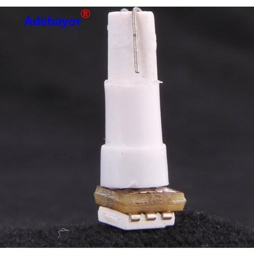 1 X Car T5 74 5050 SMD 1 LED Instrument lamp Dashboard Reverse Light Clearance Bulb DC 12V New 7 colors car accessories
