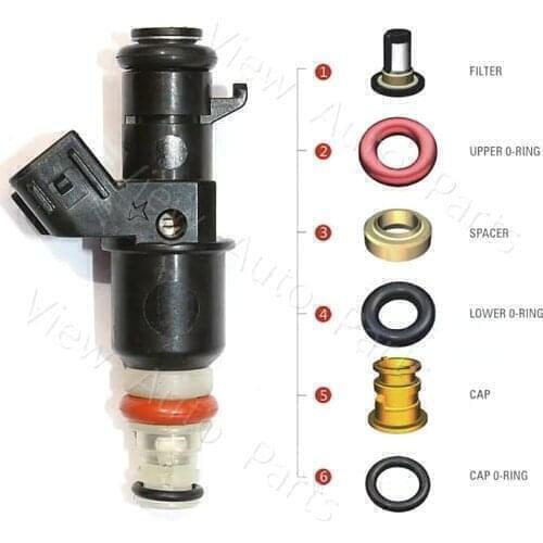 10 Set for Honda Fuel Injector Kit CR-V Element CIVIC ACURA RSX Fuel Injector Repair Kit FJ484 VD-RK-0028