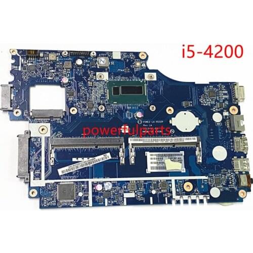100% working for acer for aspire E1-572 E1-532 E1-572G motherboard NBMFM11007 V5WE2 LA-9532P with i5-4200 cpu onboard tested ok