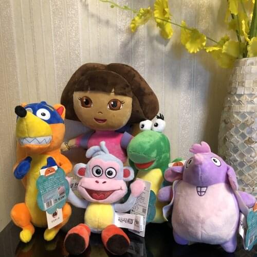 2019 Genuine Dora the Explorer Plush Toys Pre-Kindergarten Toys cute Dora Boots Stuffed Doll Party decorations birthday gift