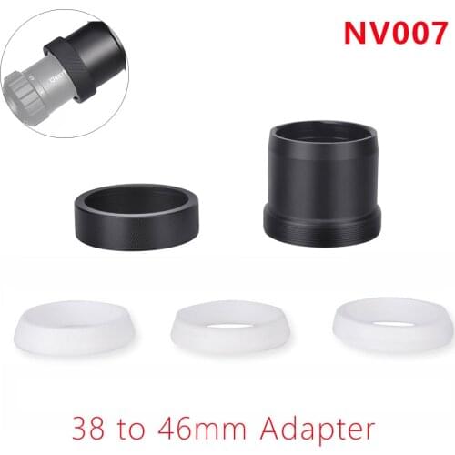 NV007 Adapter 38mm To 46mm Quick Install Aluminum Alloy Digital Night Vision Sleave Bracket 3 in 1 PRAD NV007 Fast Mounted Rings