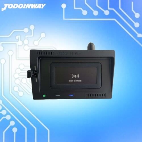 Car wireless charger phone stand for Volkswagen Teramont 2017 2018 mount mobile holder for iphone 11 qi fast charging bracket