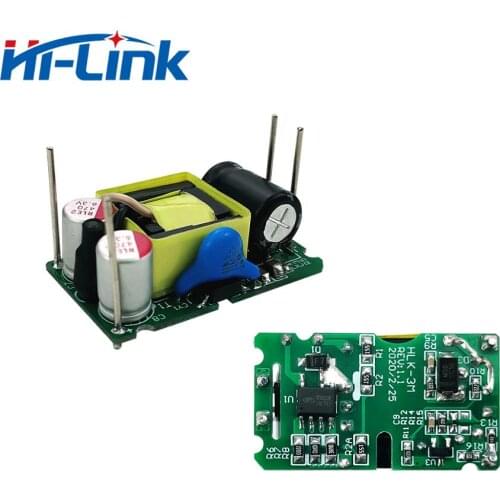 Free ship 2pcs*HLK-PM01L 220V to 5V 600mA AC-DC converter module Open frame for PCB mount