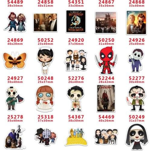 Choshim brand 10 Pcs Planar Resin flatback Horror Movie Halloween for DIY hairbow accessory decoration PR 50249