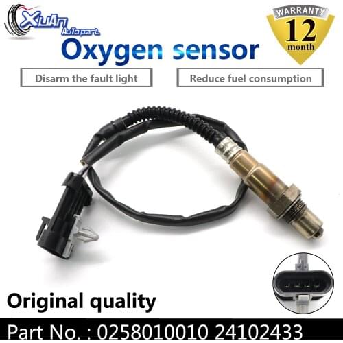 XUAN Air Fuel Ratio Sensor Lambda Oxygen Sensor for Chery Fulwin 2 II 0258010010 for Buick Excelle 1.6 1.8 Epica Lova 1.6 sail