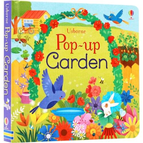 Pop Up Garden English Educational 3D Flap Picture Books Children Kids Reading Book For 3-6 Years Old