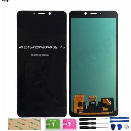 For Samsung Galaxy A9 2018 LCD A920 A9S A9 Star Pro SM-A920F/DS A920F Display Touch Screen Digitizer For Samsung a9 2018 a920