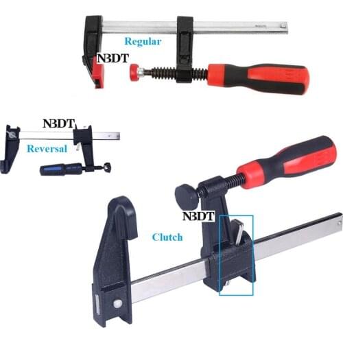 F Bar Clamp Woodworking Carpenter Tools Clutch Style Reversal Expansion Clamp