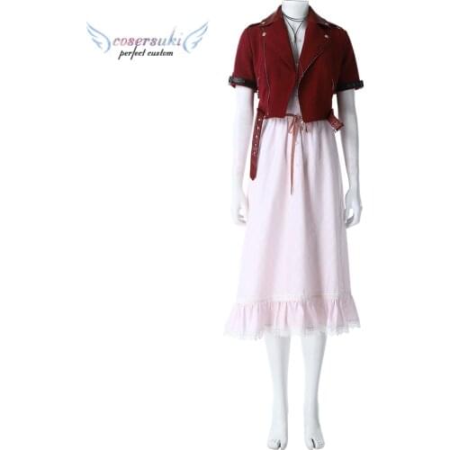 Final Fantasy 7 Aerith Cosplay Carnaval Costume Halloween Christmas Costume