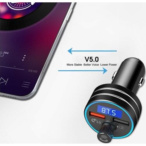 FM Transmitter Handsfree Car Kit Modulator Radio Adapter Wireless Handsfree USB Drive MP3 Player Car Wireless Handsfree Kit