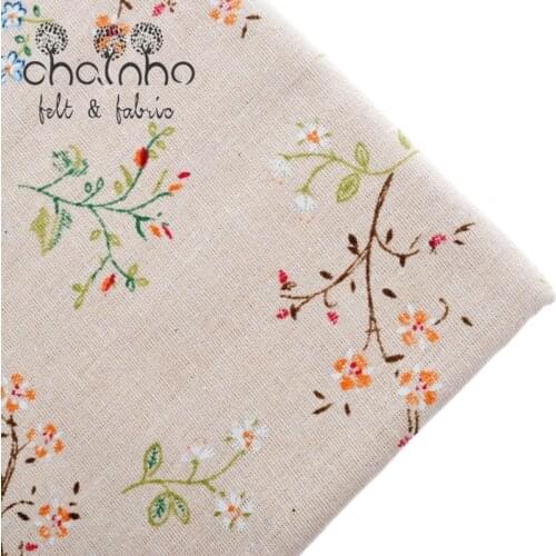 Cotton Linen Fabric Telas For Fat Quarters Sewing Material Cloth For Table Cover Bags Craft Pillow Cushion Cloth Half Yard