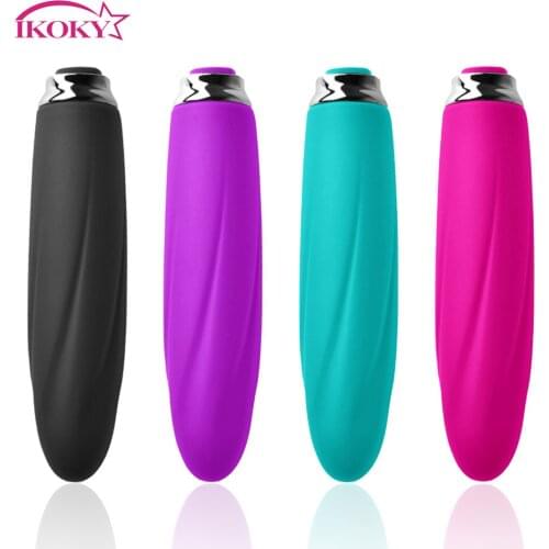 IKOKY Bullet Vibrators 7 Speed Sex Toys for Women Adult Products G Spot Massager Vagina Clitoris Stimulator Butt Anal Plug Dildo