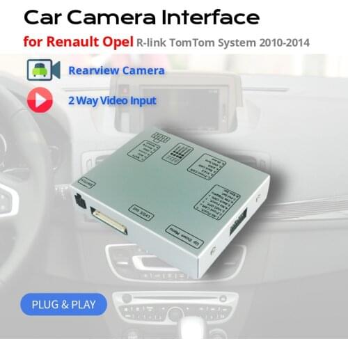 Camera Interface for Renault Opel R-link with TomTom and DaCia Radio Movano Clio Koleos Laguna Megane 2010 2011 2012 2013 2014