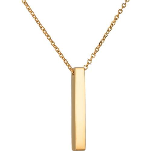 Kpop Geometric Square Pendant Necklace Stainless Steel Statement Chokers Necklaces for Women Jewelry Neckless Birthday Gifts