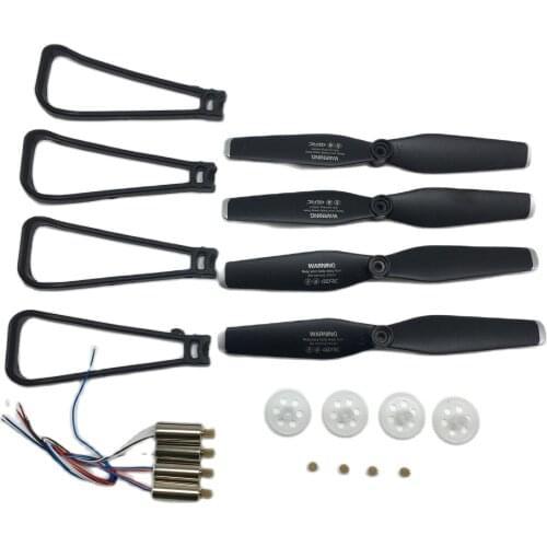 4DRC Rc Drone Quadcopter F6 Propeller Blades Guard Gears Motor Engines Gear Spare Parts Kit