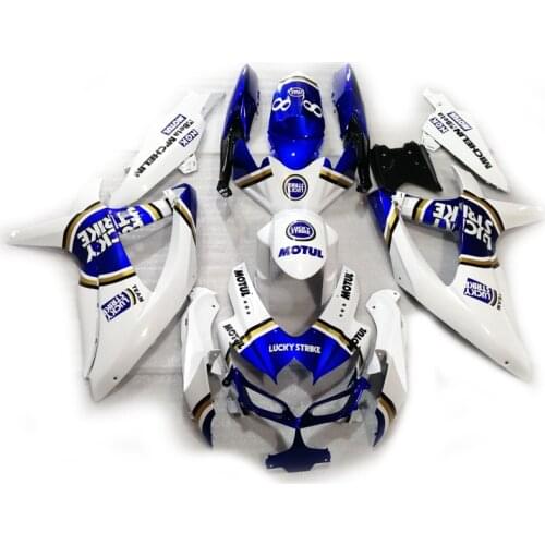 Injection Molding Repalce fairing kit for SUZUKI GSXR 600 750 2006 2007, Blue White Black Fairings GSXR600 GSXR750 06 07 PL312