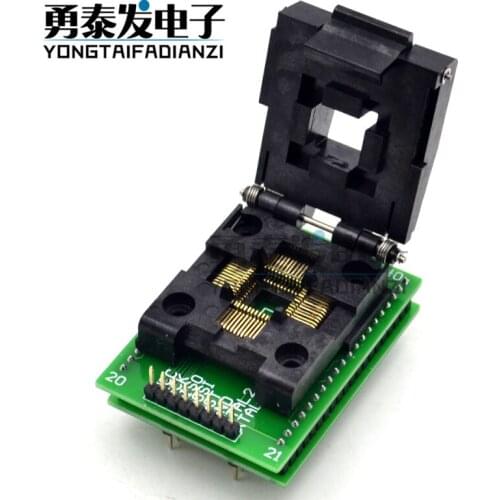 LQFP44/QFP44/TQFP44 to DIP40 IC Test Socket Burning Socket Conversion Socket Program Burning Socket