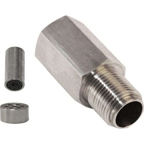 M18x1.5mm Metal O2 Oxygen Sensor Adapter Bung Catalytic Converter Fix Car Accessories - Silver
