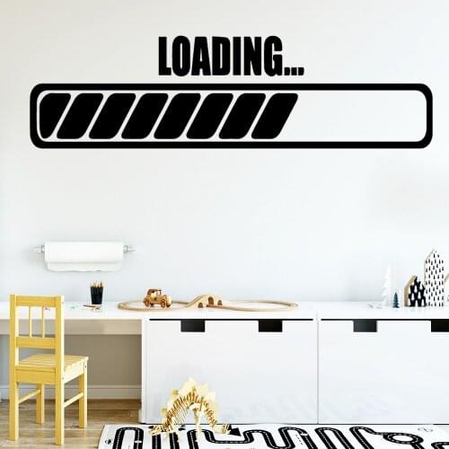 NEW Loading Wall Decals Vinyl Self Adhesive Wallpaper Waterproof For Kids RoomBedroom Nursery Decoration Naklejki Na Sciane