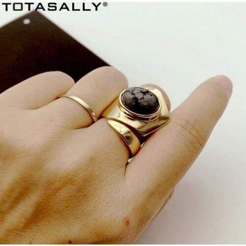 TOTASALLY New Arrival Noval Gifts Designed vintage style Finger Ring for Women Stone Top Ladies Ring Jewelry anillos de mujeres