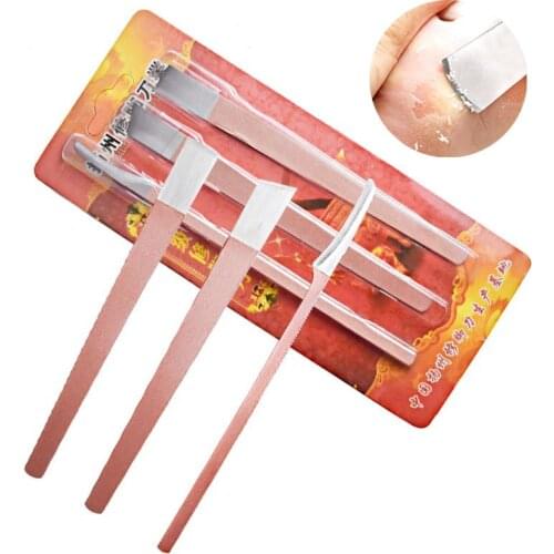 3Pcs/Set High Quality Toe Pedicure Knife Tools Ingrown Cuticle Tools Dead Skin Corn Removers Nail Foot Care Tool Kit LJ64