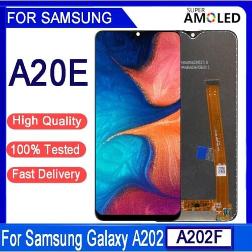 Original LCD For Samsung A20e lcd display For Samsung A202 A202F A202DS LCD Screen Touch Digitizer Assembly For SAMSUNG A20e LCD