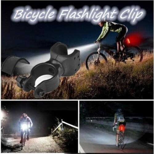 Portable Bike Bicycle Light Lamp Stand Holder Grip LED Flashlight Clamp Clip Mount Bracket Accessories