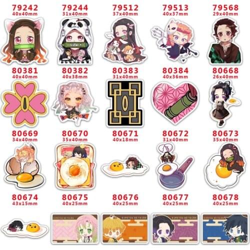 DIY Craft Supplies Sewing Accessories Cartoon Printed Planar Resins Mold 30 Pieces. PR-79242