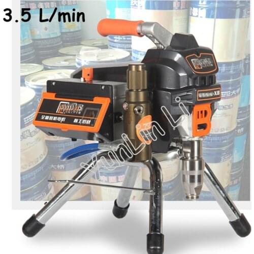 3.5L Airless Paint Sprayer X8 Professional Airless Spray Gun 3.5KW 220V/110V High Pressure Airless Painting Machine Spraying