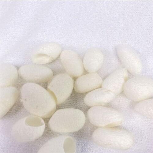 100Pcs Silkworm Balls Purifying Whitening Exfoliating Scrub Blackhead Remover Natural Silk Cocoons Facial Skin Care Best Gifts