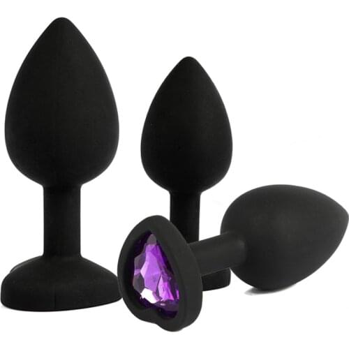 Silicone Erotic Prostate Massager Anal Sex Toys Anal Plug Masturbation Anus Plug Anal Dilator Butt Plugs Ass Stimulator Sex Toys