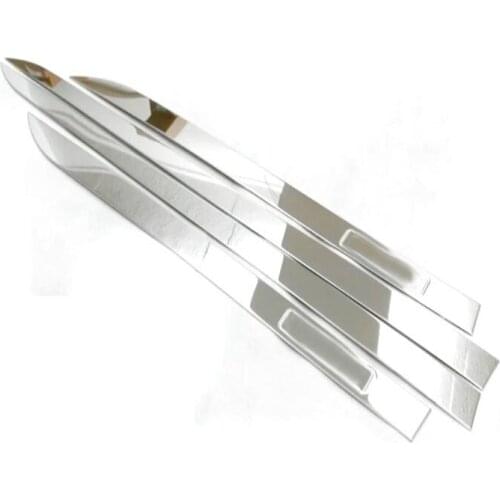 Car styling For skoda kodiaq 2017 2018 special refit car door body side protector Decoration rear trim anti-rub tirm